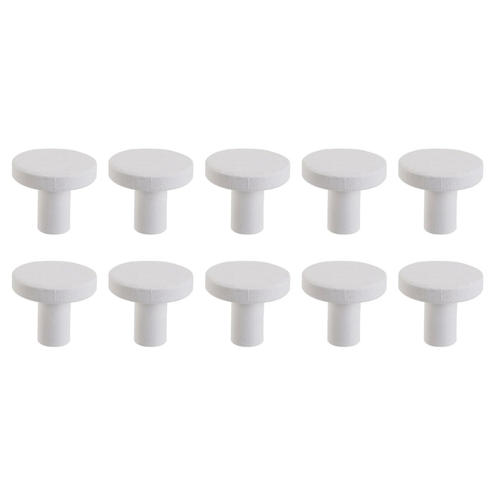 KHBUAB Ceramic Coral Holders - 10 Pieces White for Aquarium and Reef