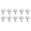 KHBUAB Ceramic Coral Holders - 10 Pieces White for Aquarium and Reef view 1