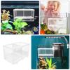 PRETYZOOM Betta Fish Breeding Box with Nylon Net and Plastic Divider view 3