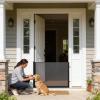 Pet Gate for Doorways and Stairs, No-Drill Small Pet Barrier view 2