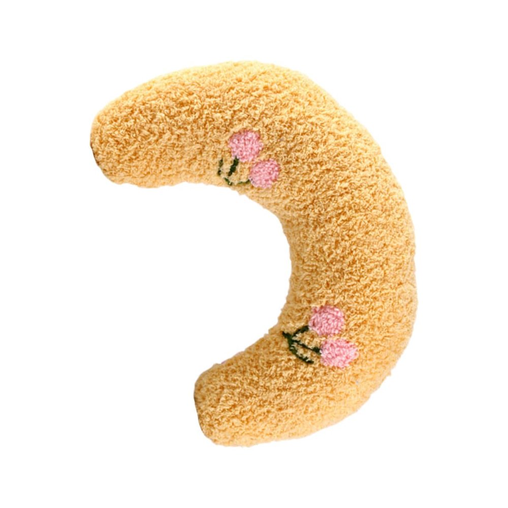 Totority Yellow U-Shaped Neck Protection Pillow