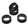 KHBUAB Silicone Scissor Finger Rings, 10-Pack, Black view 1