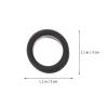 KHBUAB Silicone Scissor Finger Rings, 10-Pack, Black view 2