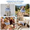 GWEOR Soft Recovery Collar for Dogs and Cats - Blue Striped view 4