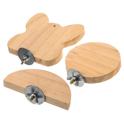 Cabilock 3-Piece Parrot Toy Platform