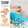 Cabilock 3-Piece Parrot Toy Platform view 3