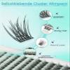 Obeyalash Press-On Self-Adhesive Reusable Cluster Lashes, C Curl, Wispy, 8–14 mm Mix, 120 Pieces view 3