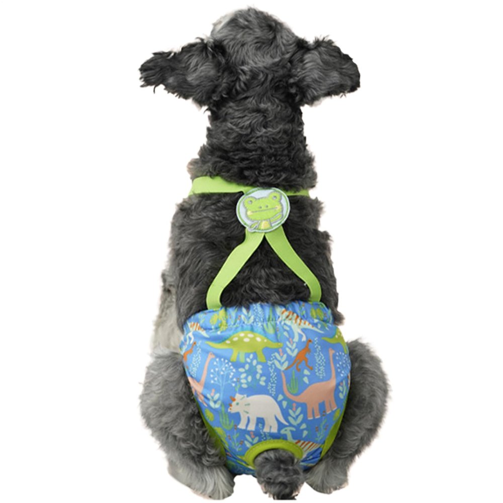 Iouyjiu Dog Diaper - Washable with Suspenders