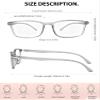 YuMiooAury Self-Tinting Distance Glasses, Lightweight Photochromic Glasses, Gray, -0.75 view 2
