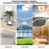 YuMiooAury Self-Tinting Distance Glasses, Lightweight Photochromic Glasses, Gray, -0.75 view 3