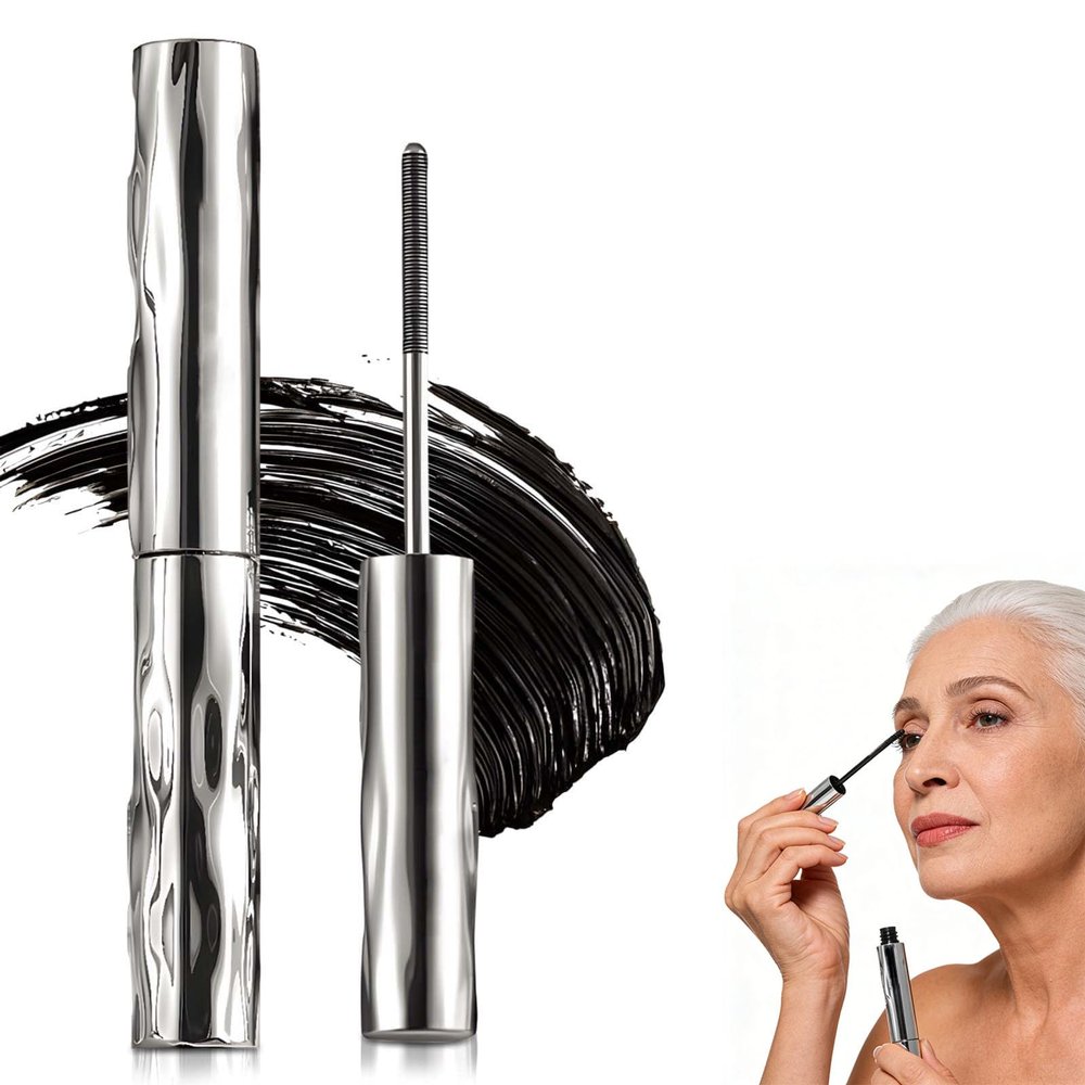 2026 New Iron Eye Mascara with Metal Brush, 3D Curling, Long-Lasting Volume, Clump-Free (1 PC)
