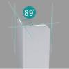 QWdfgS Self-Adhesive Aluminum Corner Guard Strip for Stair Edges, Living Rooms, Bedrooms, Bathrooms, and Doorways (Style 3, W 1.5 cm/L 1.5 m) view 4