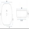 Matte Sink Set with Faucet and Drain Stopper view 2