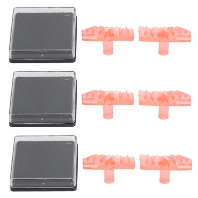 3 Pairs of Silicone V-Shaped Lower Lash Stamps
