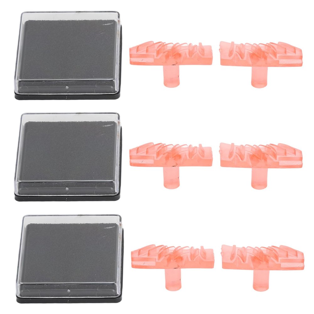 3 Pairs of Silicone V-Shaped Lower Lash Stamps