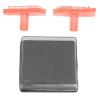 3 Pairs of Silicone V-Shaped Lower Lash Stamps view 3