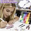 32,000-Piece Bedazzler Kit with Glue, 40 Colors, 3 mm Flatback Jelly Rhinestones view 2