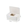 QWdfgS Paper Towel Holder, Wet Wipe Storage Box with Lid, Yellow view 2