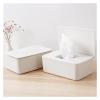 QWdfgS Paper Towel Holder, Wet Wipe Storage Box with Lid, Yellow view 4