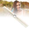 Saluaqui Rotating Cutting Comb, Professional Hairdressing Styling Comb with Ball Bearing, Smooth Glide for All Hair Types, Plastic, 22 x 3 cm (White) view 3