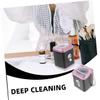 2-Piece Electric Makeup Brush Cleaners, Plastic, Compact view 3