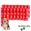 Ale-commerce Dog Waste Bags 18 Rolls Red 270 Bags view 2
