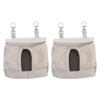 SOLUSTRE 2-Pack Fabric Feeders for Rabbit Cages, Foldable and Reusable, for Rabbits and Chinchillas view 1