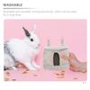 SOLUSTRE 2-Pack Fabric Feeders for Rabbit Cages, Foldable and Reusable, for Rabbits and Chinchillas view 3
