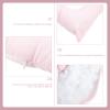 ibasenice Pink EPE Face Pillow for Massage and Spas, Reusable view 4