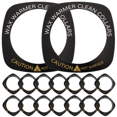 Stain-Resistant Paper Mats for Wax Warmers, 50 Pieces, Black