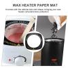 Stain-Resistant Paper Mats for Wax Warmers, 50 Pieces, Black view 3