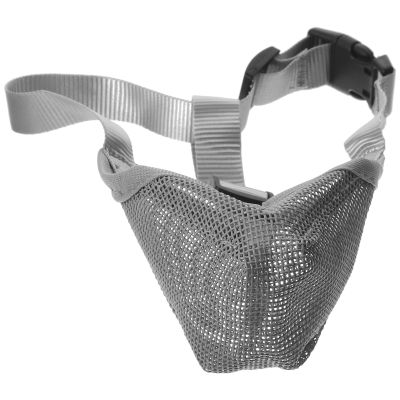 ABOOFAN Breathable Nylon and PVC Dog Muzzle for Large Dogs