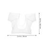 SOLUSTRE 2-Pack Washable Chinlon Underarm Sweat Pads for Women view 2