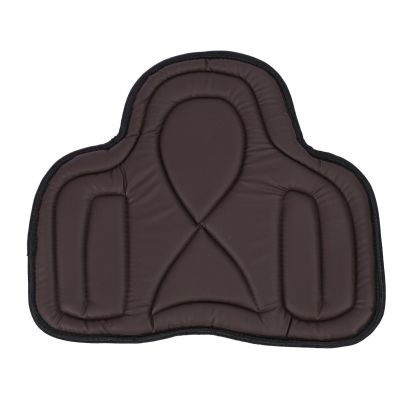 yiMANtrading Western Saddle Pad, Thick Shock-Absorbing PU Leather, Brown