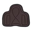yiMANtrading Western Saddle Pad, Thick Shock-Absorbing PU Leather, Brown view 1