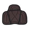 yiMANtrading Western Saddle Pad, Thick Shock-Absorbing PU Leather, Brown view 4