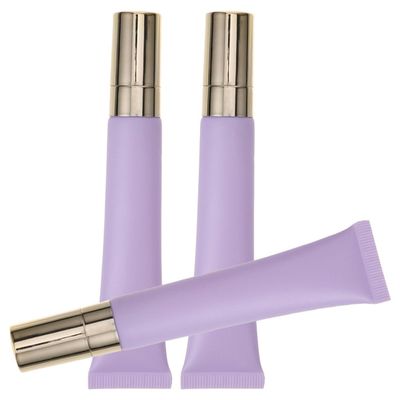 GRADENEVE Empty Cosmetic Dispenser, 20 ml, Purple, with Massage Head, 3 Pieces