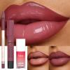 3-Piece Nude-Brown Lip Liner, Lipstick & Lip Gloss Set view 2