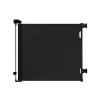 Retractable Safety Gate, Mesh Child and Pet Safety, Multicolor, 33 in Tall x 55 in Wide (Black) view 1