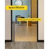 Retractable Safety Gate, Mesh Child and Pet Safety, Multicolor, 33 in Tall x 55 in Wide (Black) view 3