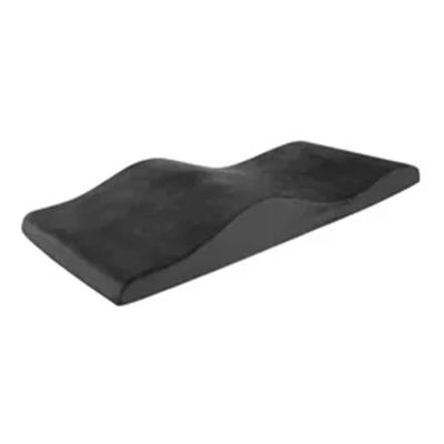 Memory Foam Eyelash Extension Bed Mattress, Curved, Black