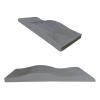 Memory Foam Eyelash Extension Bed Mattress, Curved, Black view 4