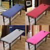 Anti-Slip Fitted Table Sheet with Face Hole, Red, Size L view 3