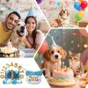 Dog Birthday Decoration - Adjustable Bandana, Collar, and Hat with Number view 4