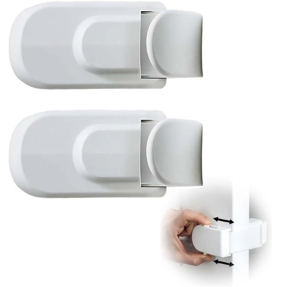 Childproof Snap-On Door Lock, No Tools or Adhesive Required