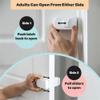Childproof Snap-On Door Lock, No Tools or Adhesive Required view 4