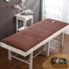 Table Mat, Beauty Mattress with Holes/without Holes, Non-Slip Thin Tuina Pad for Salon, 180 x 60 cm, Peach Red view 4