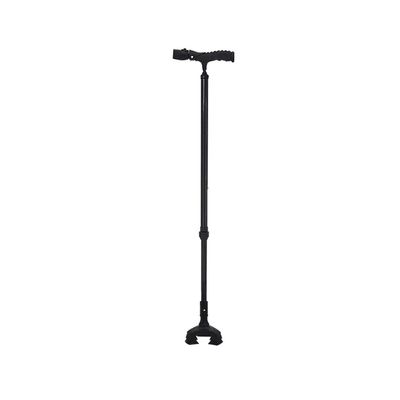 Quad Cane for Hospitals, Walking Cane for Seniors with Four-Legged Base (B)