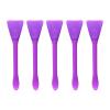 25-Piece Silicone Facial Mask Brush Set, Purple view 1