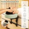 Massage Set with Foldable Face Cushion and Adjustable U-Shaped Headrest view 3